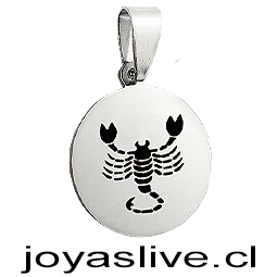 Dije acero  quirurgico Escorpiòn