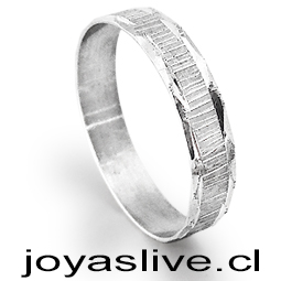 Anillo plata chilena 950, hexagonal diseño (medida 22)
