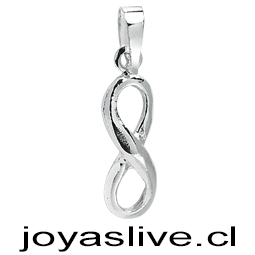 Dije Plata chilena 950 Infinito 