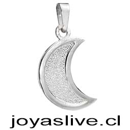 Dije de plata chilena 950, Luna.