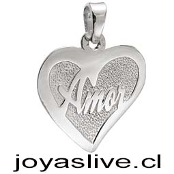 Dije de plata chilena 950, Amor