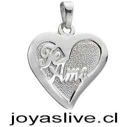 Dije de plata chilena 950, Te amo