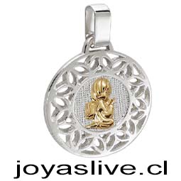 Dije de plata Chilena 950, Ángel de la guarda.