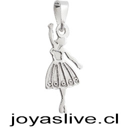 Dije de Plata chilena 950 Bailarina