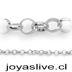 Cadena de Plata italiana 925, Rolo  ( 60 cm )