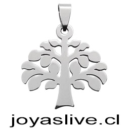 Dije de Acero Inoxidable Árbol de la Vida