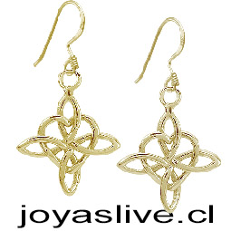 Aro de Oro 18kl. Nudo de Brujas ( Peso aproximando, 2,5 gramos )