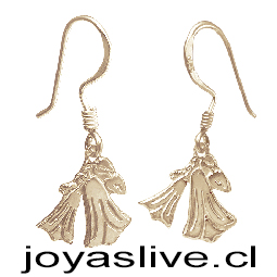 Aro de Oro 18kl. Copihues ( Peso aproximando, 2.3 gramos )