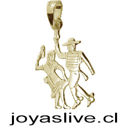 Dije de Oro 18kl. Huasos (1.6 gramos)