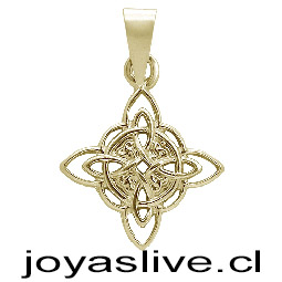 Dije de Oro 18kl. Nudo de Bruja  (3 gramos)