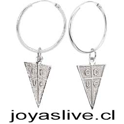 Aros Argollas de Plata chilena 950 Universidad Católica