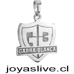 Dije de Plata chilena 950 Garra Blanca