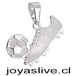 Dije de Plata chilena 950 Zapato de Fútbol