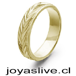 Anillo de Oro 18 kl.  Espigas (medida 22) (Peso aproximado, 3 gramos)