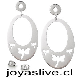 Aros Acero Inoxidable Libélulas