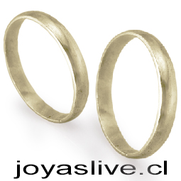 Par Anillos de Oro 18 kl. Argollas. (medida de 12 a 26) (Peso aproximando, 3 gramos)