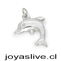 Dije Adicional Delfín para Pulsera Plata chilena 950, cadena con Dijes