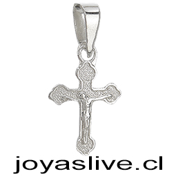 Dije de Plata chilena 950 Cruz de Jesús