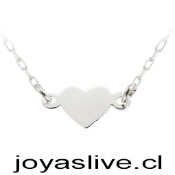 Collar de Plata chilena 950 Corazón