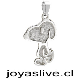 Dije Plata chilena 950 Snoopy