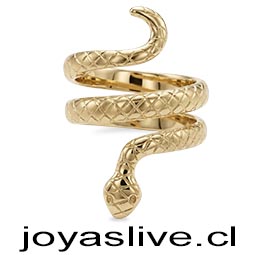 Anillo de Oro 18 kl. Serpiente