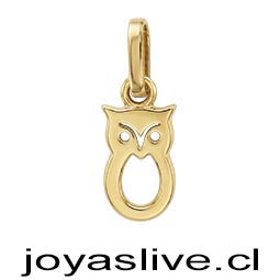 Dije de Oro 18 kl. Búho